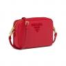 Prada女士Saffiano Leather肩背包(紅色) - 1BH036-NZV-F0ZY8